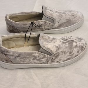 crushed velvet slip on